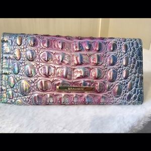 Brahmin Multicolor Iridescent Wallet
